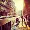 the streets of Brussels